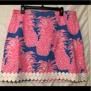 NWOT Lilly Pulitzer Pineapple Skirt 14